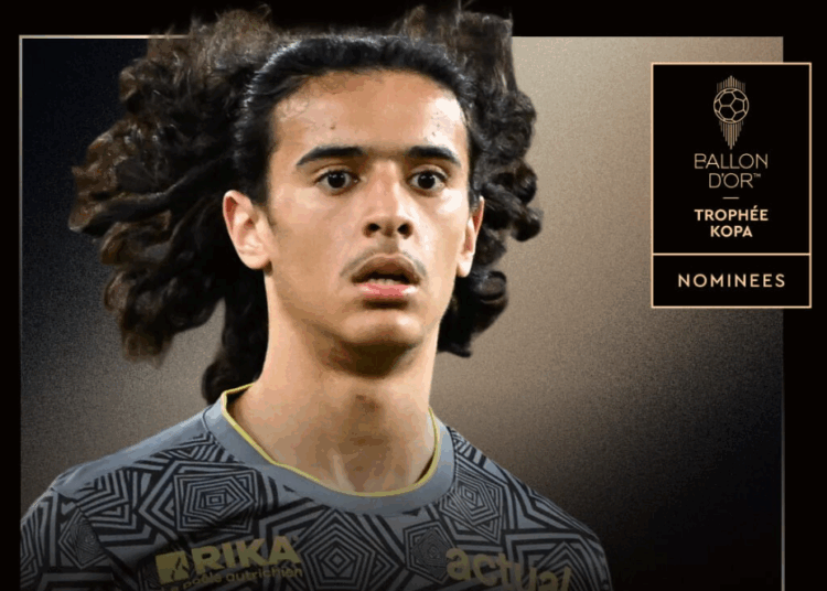 Ayyoub Bouaddi is on the shortlist for the 2025 Kopa Trophy