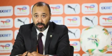 Moroccan national team coach Tarik Sektioui