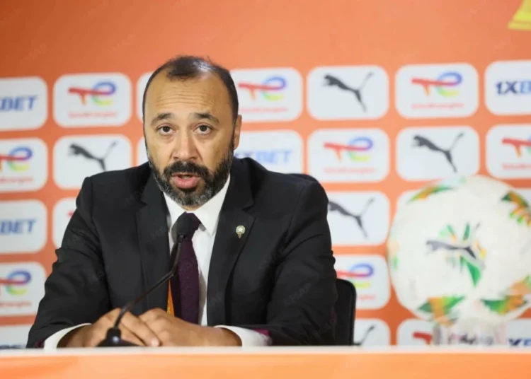 Moroccan national team coach Tarik Sektioui