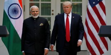 Trump has imposed sweeping 50% tariffs on Indian exports, escalating tensions with New Delhi in a move Washington describes as punishment for India’s continued purchases of Russian oil. REUTERS/Kevin Lamarque