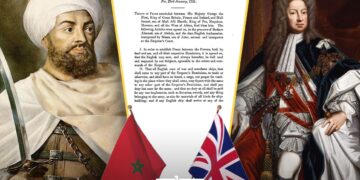 The historic treaty, signed in Fez on January 23, 1721, during the reign of King George I, explicitly addresses Morocco’s Sultan Moulay Ismail as “King of Fez, Mequinez, Morocco, and all the West of Africa.”