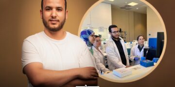 Moroccan researcher, Houcine Almaataouy, from the Mohammed VI Polytechnic University (UM6P)