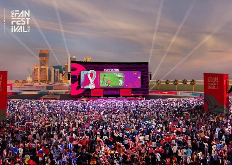 FIFA fan festival in Qatar