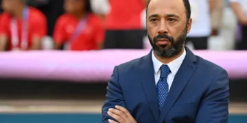 Morocco’s local team coach, Tarik Sektioui