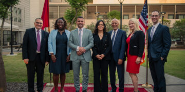A reception at the US Embassy brought together the new participants with Moroccan and American Fulbright alumni, MACECE Board members, and US diplomats.