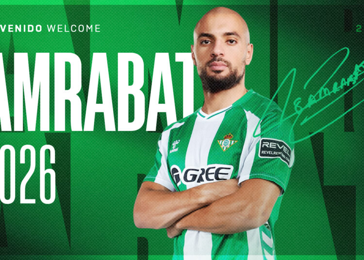 Amrabat joins Real Betis on loan from Fenerbahçe.