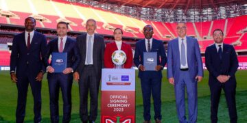 The signing ceremony took place on Thursday at the Prince Moulay Abdellah Complex in Rabat.