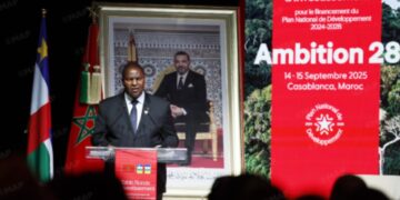 Touadéra expressed his gratitude for the King’s role in the successful investment roundtable dedicated to financing CAR’s National Development Plan (NDP) 2024-2028.
