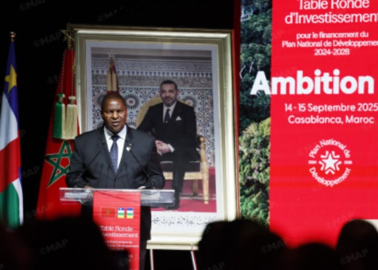 Touadéra expressed his gratitude for the King’s role in the successful investment roundtable dedicated to financing CAR’s National Development Plan (NDP) 2024-2028.