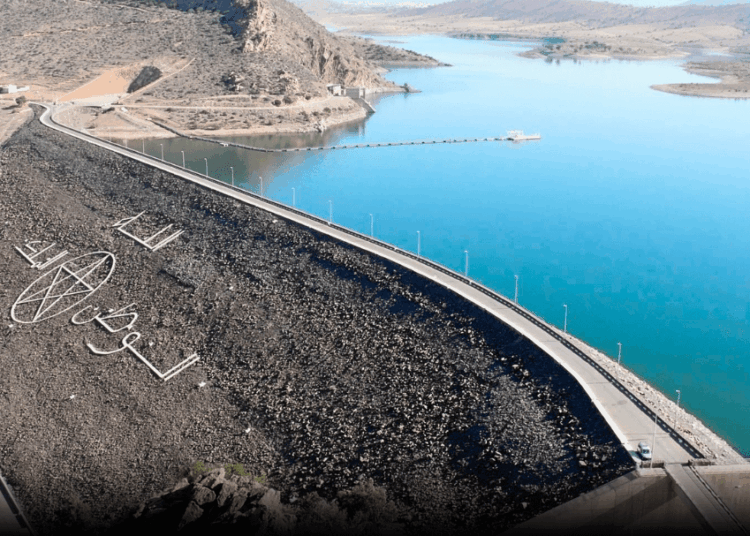 The Youssef Ben Tachfin dam in the wadi of Massa, in the province of Tiznit