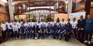 FIFA President Gianni Infantino made his first working visit to the FIFA Africa headquarters in Rabat on Friday.
