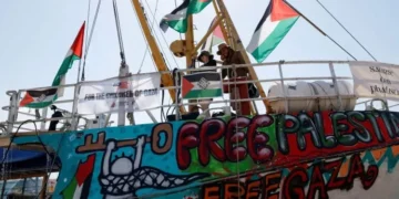 Moroccan participants in the flotilla expressed regret for its inability to sail toward Gaza. 