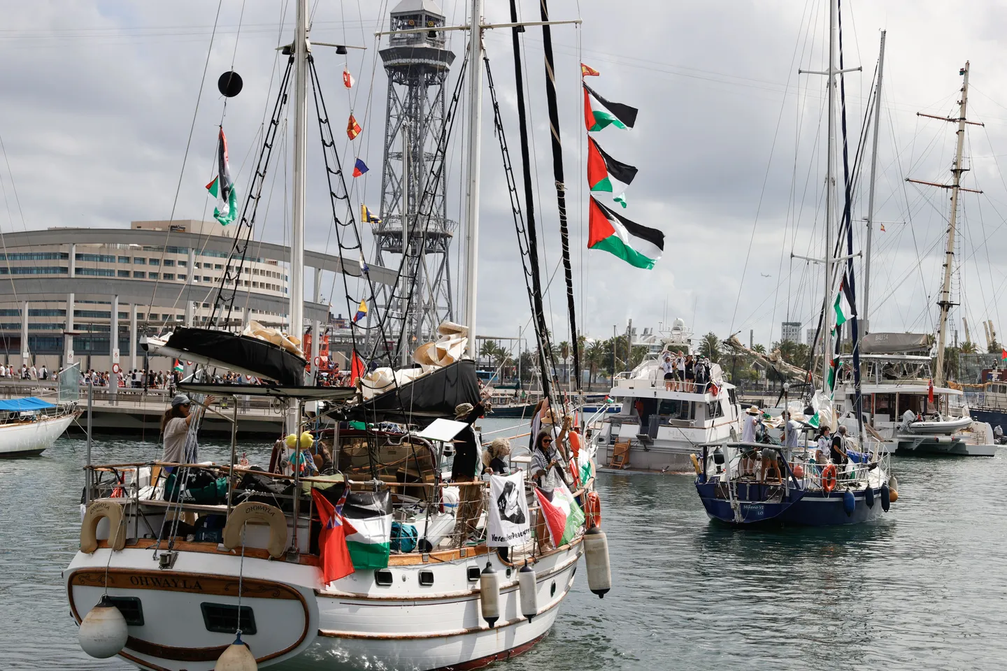 Global Sumud Flotilla Faces Weather Setback While Sailing to Break Gaza Blockade