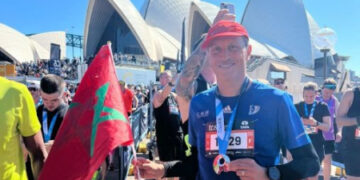 Moroccans living in Australia went onsite to encourage and support the delegation.