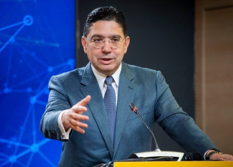 Moroccan Foreign Minister Nasser Bourita.
