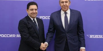 Bourita and Lavrov meet during the Russia-Africa ministerial conference in Sochi in November 2024.
