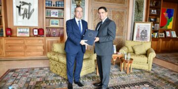 Dimiter Tzantchev, the European Union’s newly appointed Ambassador to Morocco, presented copies of his credentials to Foreign Minister Nasser Bourita in Rabat on Monday.