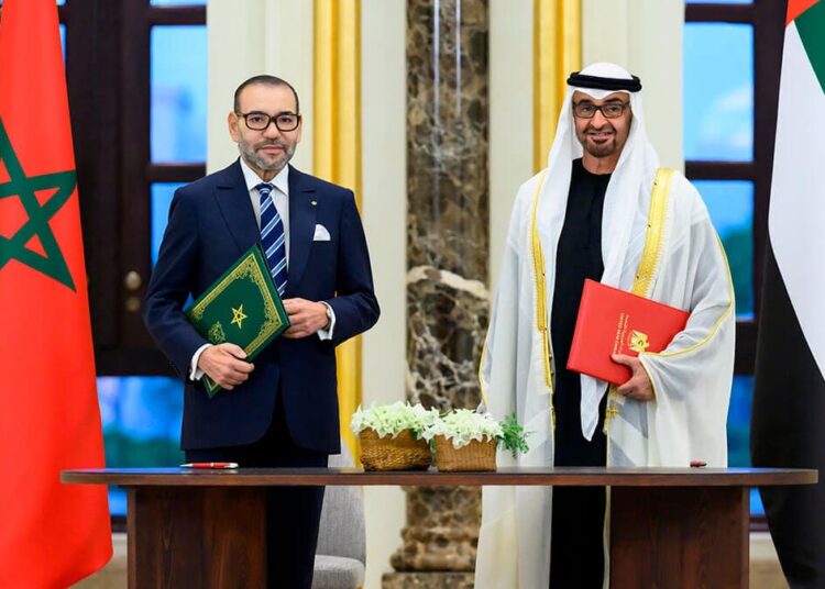 King Mohammed VI’s official visit to Abu Dhabi in December 2023.