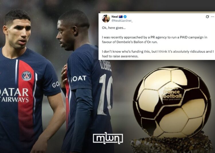 PR push for Dembélé’s Ballon d’Or bid raises eyebrows – while Hakimi is ignored