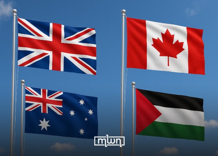 The UK, Canada, and Australia have formally recognized the State of Palestine, a coordinated effort aimed at reviving the long-stalled prospects of a two-state solution.
