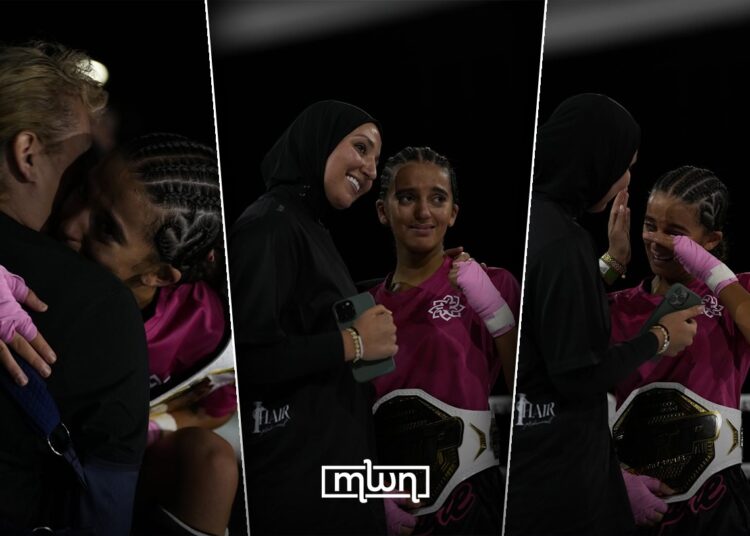 After her victory, Tesoudali was overwhelmed with emotion and cried tears of joy.