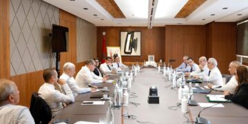 The leadership of Morocco’s government majority meeting
