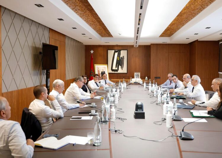 The leadership of Morocco’s government majority meeting