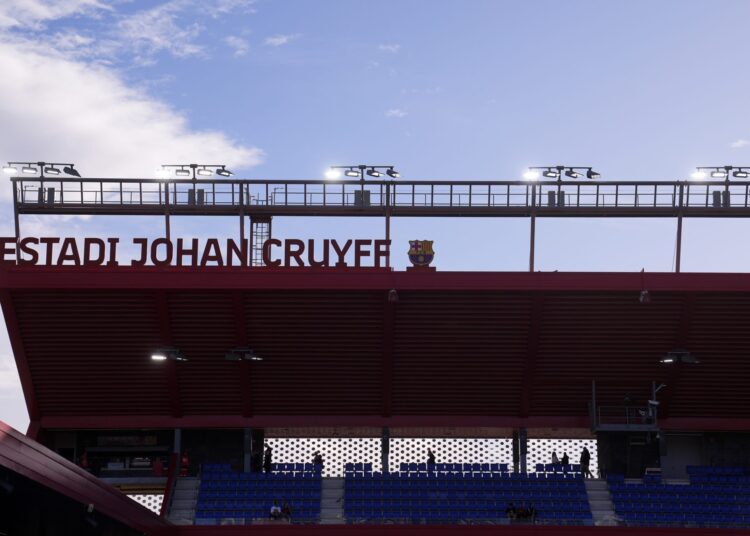 Barcelona will host Valencia at Estadi Johan Cruyff. (Photo by Pedro Salado/Getty Images)