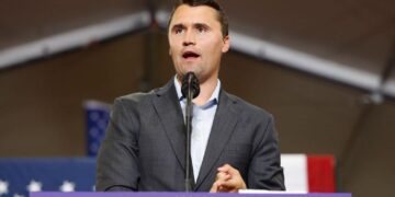 Law enforcement agencies are searching for the person responsible for the fatal shooting of conservative leader Charlie Kirk at Utah Valley University. 
