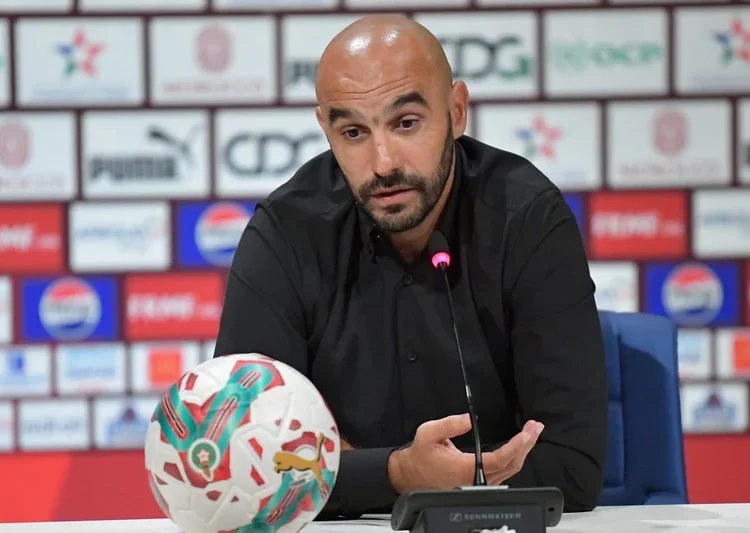 Morocco’s head coach Walid Regragui