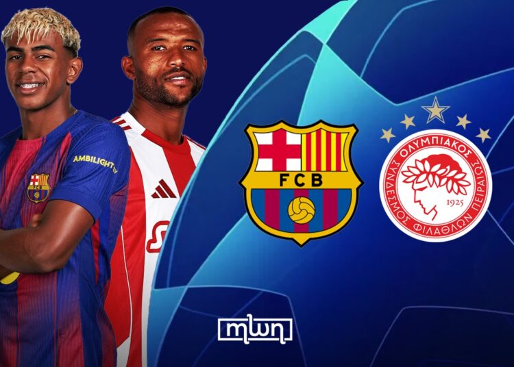 Barcelona host Olympiacos today in their third UEFA Champions League group-stage game. The Catalans currently have 3 points from two matches.