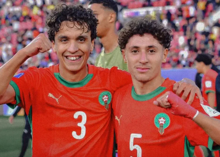 Tribute in Brussels to U-20 World Champions Ali Maamar and Anas Tajaouart