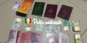 Police seized several passports and identity cards from multiple countries, including Guinea-Bissau, Senegal, Spain, The Gambia, and Afghanistan.