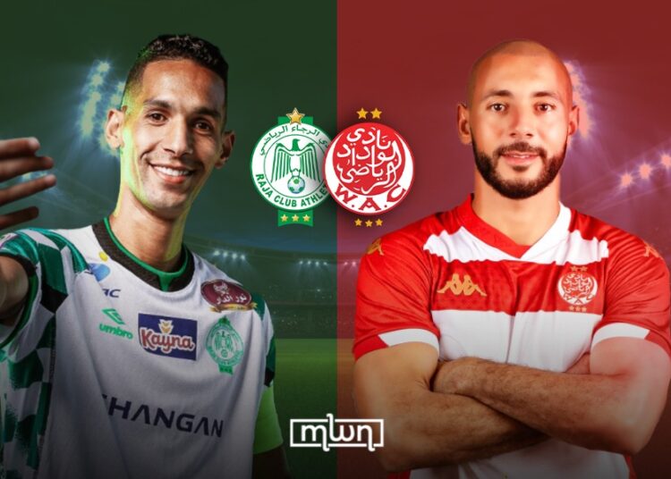 Wydad Athletic Club and Raja Club Athletic will face off in the Casablanca derby tonight. The match is part of Round five of the Botola Pro.
