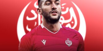 Wydad is working to register Ziyech in time for the CAF Confederation Cup, so he could make his debut in that competition before the end of the year.