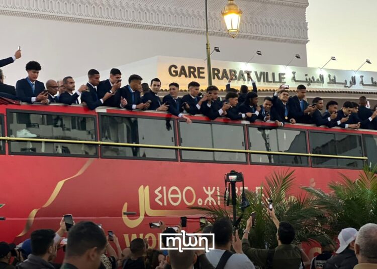 Atlas Cubs Fans Roar With Pride as U20 World Champions Parade Rabat