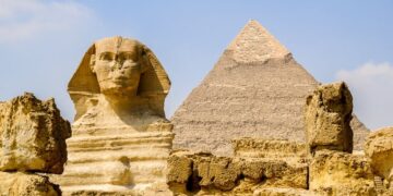 The Pyramids of Giza and the Great Sphinx remain among Egypt’s most iconic landmarks.