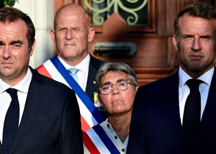 French President Emmanuel Macron and Prime Minister Sébastien Lecornu