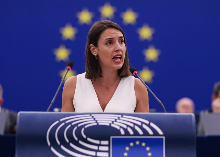 Spanish MEP Irene Montero launched an inflammatory tirade in the European Parliament.