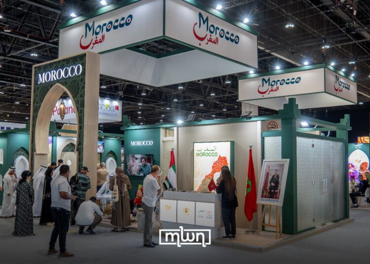 Morocco has maintained a substantial presence with its expansive 300-square-meter pavilion.