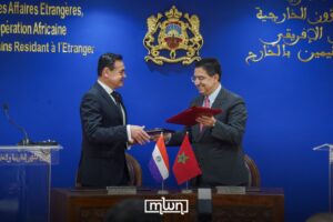 Paraguayan Foreign Minister Rubén Ramírez Lezcano met today in Rabat with his Moroccan counterpart, Nasser Bourita.