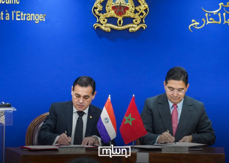 Paraguayan Foreign Minister Rubén Ramírez Lezcano met today in Rabat with his Moroccan counterpart, Nasser Bourita.