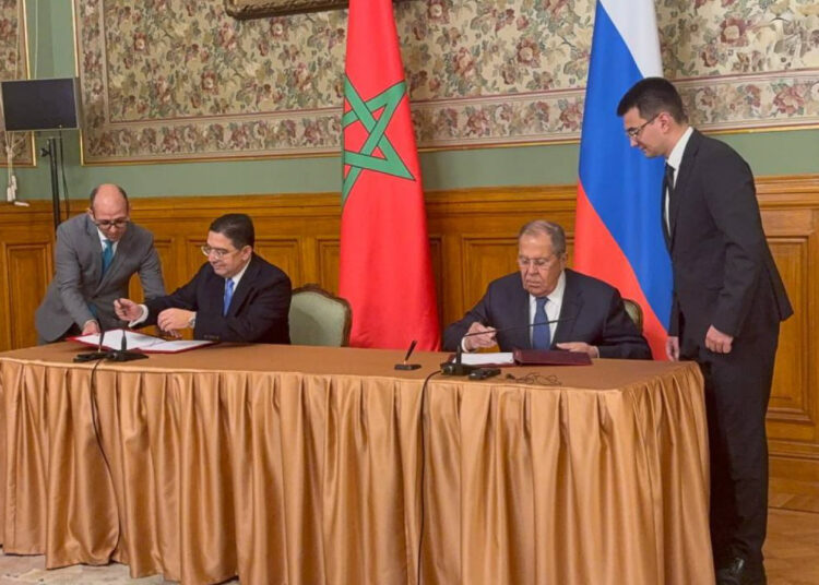 Lavrov thanked Morocco for its balanced stance on the Ukraine crisis during his meeting with Bourita in Moscow.