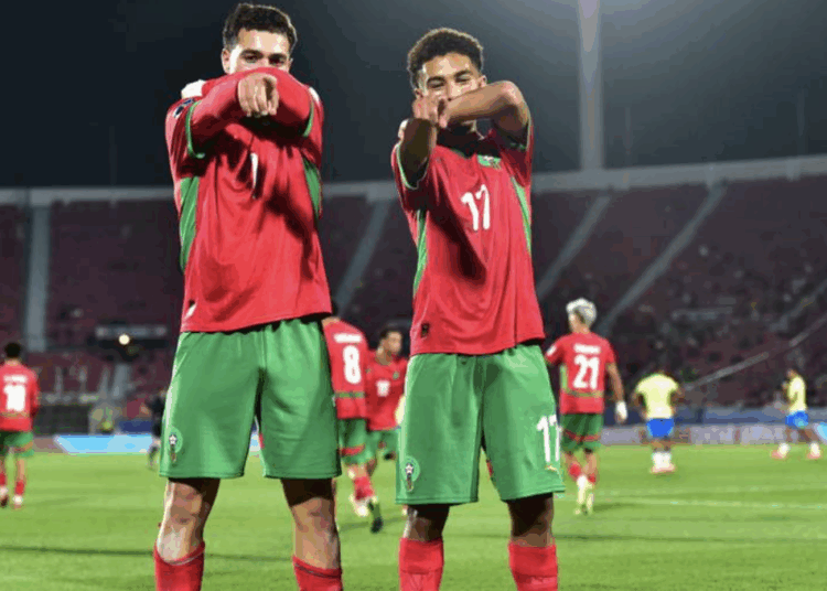 Morocco beat Brazil in the U20 World Cup group stage game.