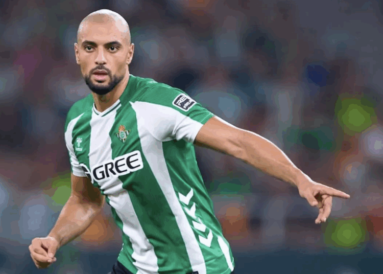 Sofyan Amrabat set to join Betis on a permanent deal.