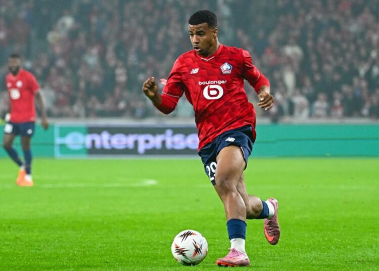 Igamane scored twice in Lille's loss against PAOK in Europa League.