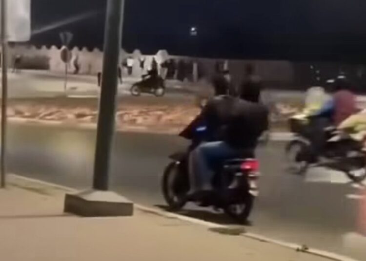 Protesters in Lqliaa, Agadir