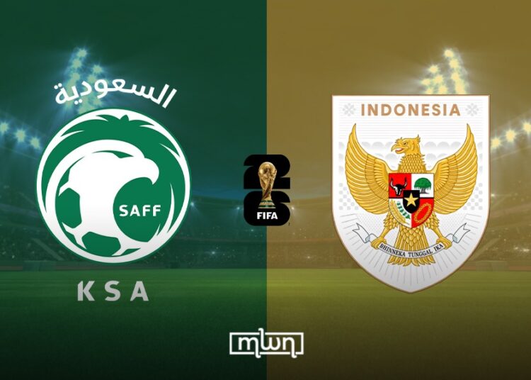 Saudi Arabia face Indonesia in the 2026 World Cup qualification play-offs.