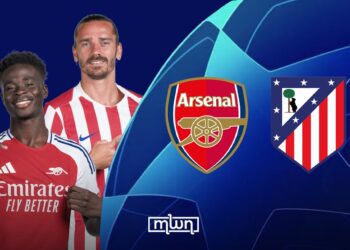 Arsenal vs Atlético Madrid in the UEFA CHampions League