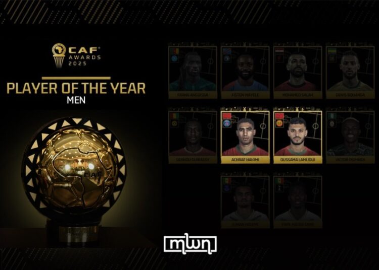 Hakimi & Lamlioui Nominated for CAF Awards 2025 Player of the Year